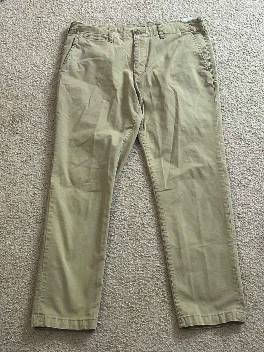American Eagle Pants Mens 34x32 Beige Next Level Flex Original Straight Chino - Picture 10 of 10
